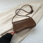 Women's shoulder bag | Small bag | Textured crossbody bag |BEGOGI SHOP | Brown