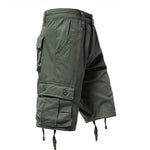 Men's Cargo Shorts |casual summer shorts|BEGOGI SHOP | Grass Green K002