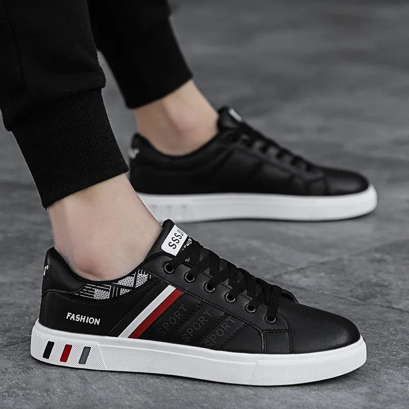 Casual sneakers for Men | breathable shoes | Flat tennis shoes | BEGOGI SHOP| black 02