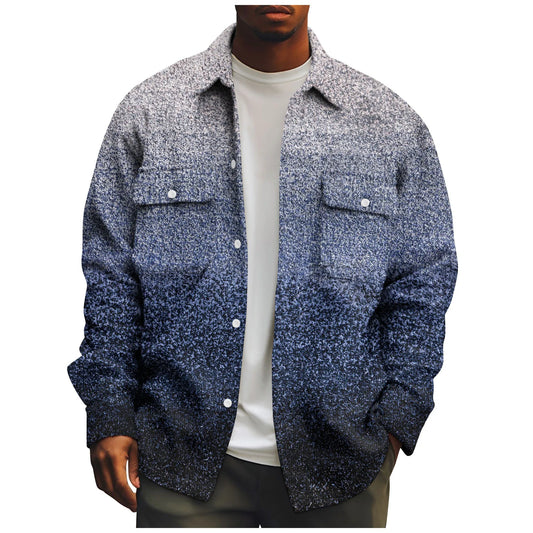Men's jackets | Thick button-down shirt | long sleeve | BEGOGI Shop |