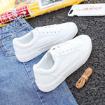 White shoes for women | casual shoes with laces |BEGOGI SHOP | WHITE