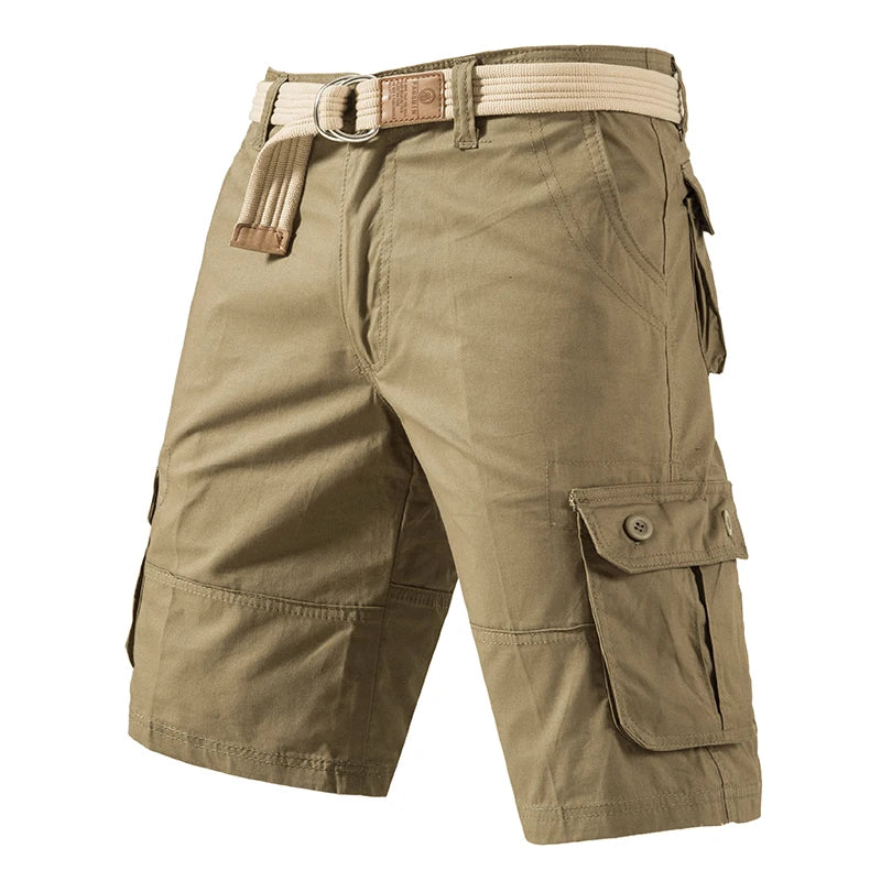 Men's Cargo Shorts |casual summer shorts|BEGOGI SHOP | 01 Army Yellow