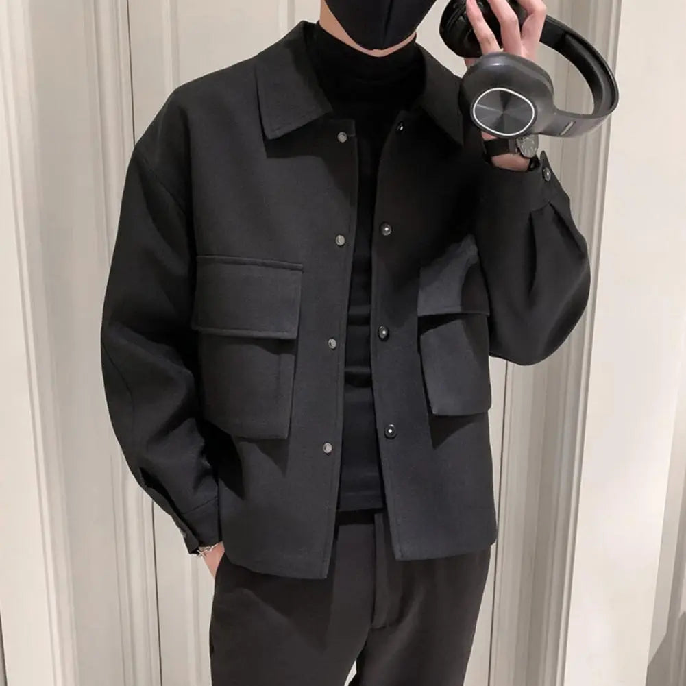 Short jacket casual coats | BEGOGI shop | Black CHINA