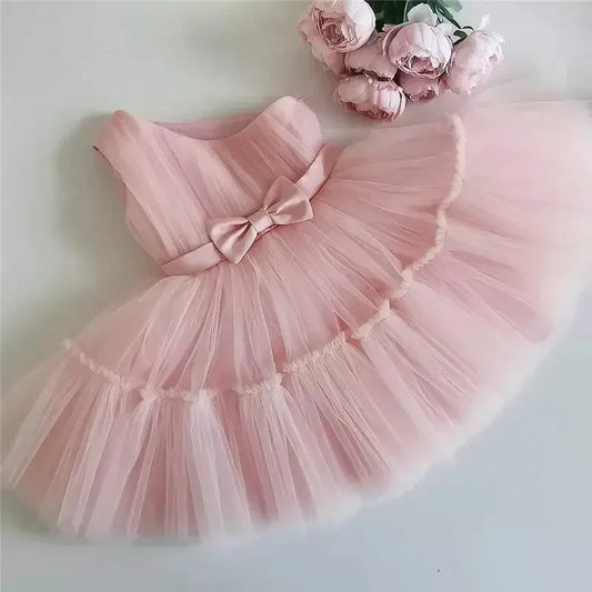 Birthday Dress for Girls 1-2 Years | Dress for party |BEGOGI Shop | pink