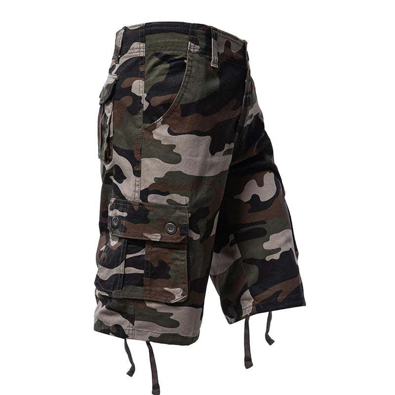Men's Cargo Shorts |Casual shorts|BEGOGI SHOP | 02Camo Green