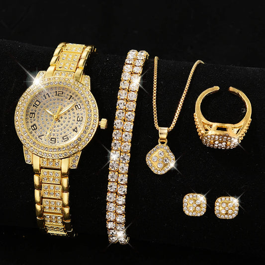 Luxury Gold Watch for Women | BEGOGI shop | Gold Set