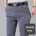 Elastic male pants | Quick suit pants| BEGOGI SHOP| TLK-Grey
