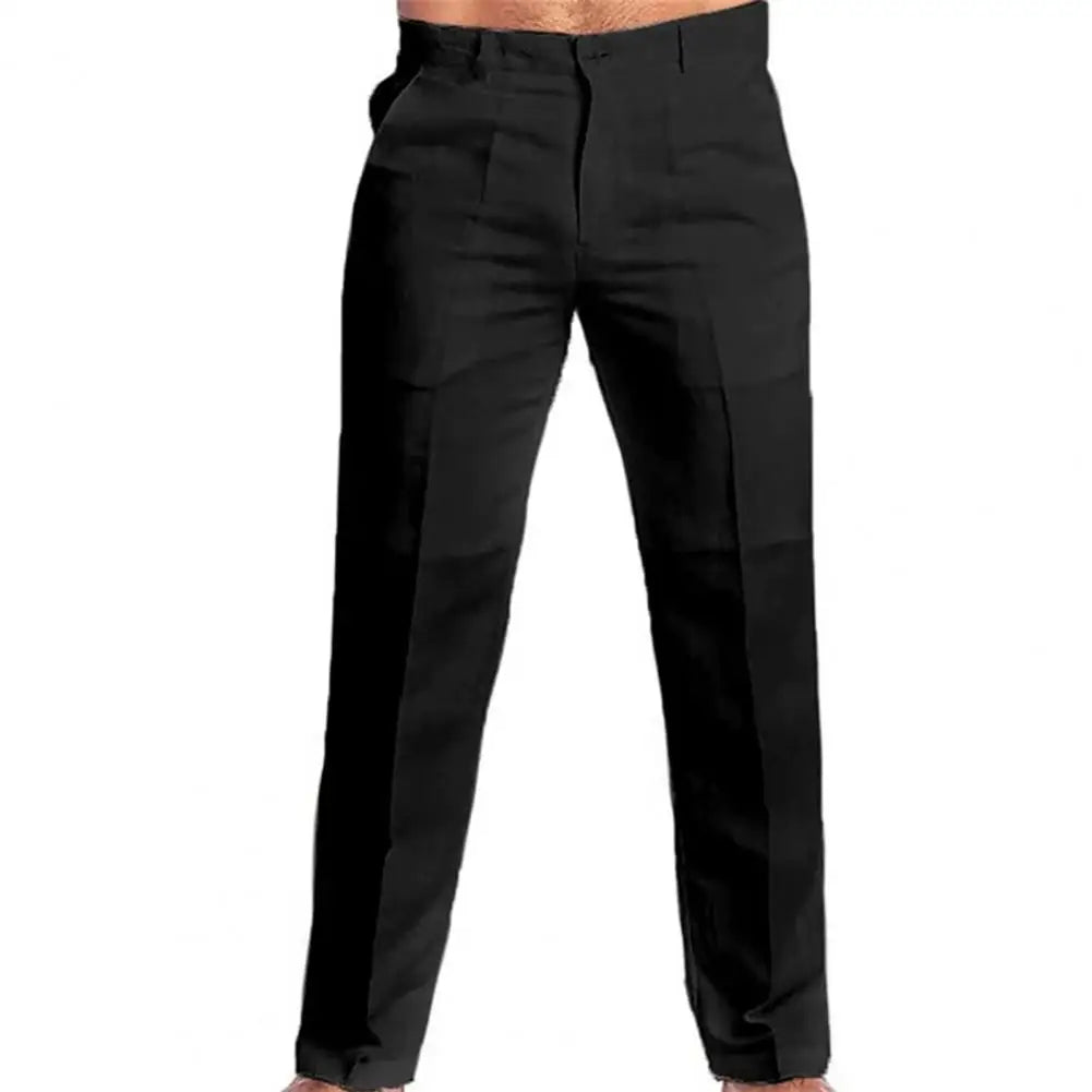 Linen pants with pocket | Men's Fashion Stylish Sweatpants |BEGOGI SHOP | black
