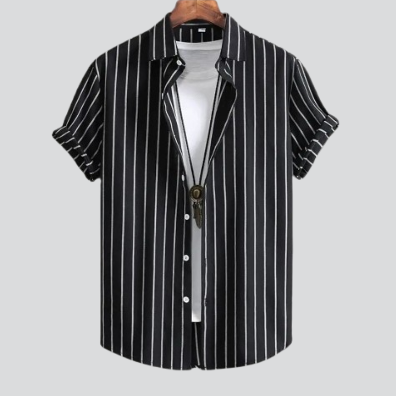 Vertical Stripes Men's Shirt | BEGOGI shop |